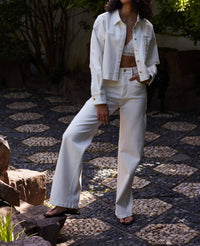 Kobi Halperin - Teagan Cropped Denim Jacket