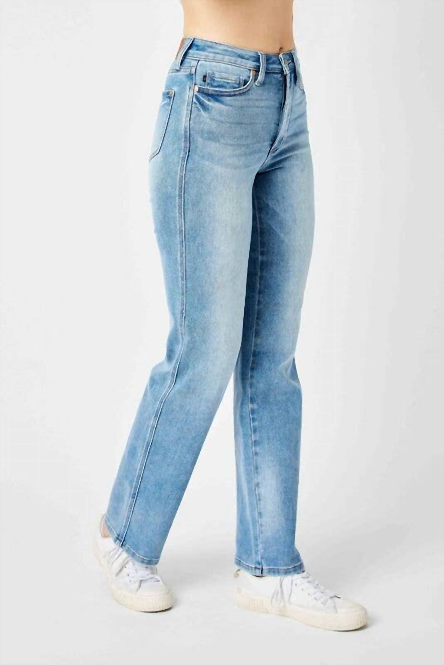 Judy Blue - High Rise Tummy Control Straight Jeans