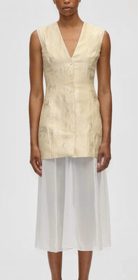 Stine Goya - Waistcoat Tailored Midi Dress