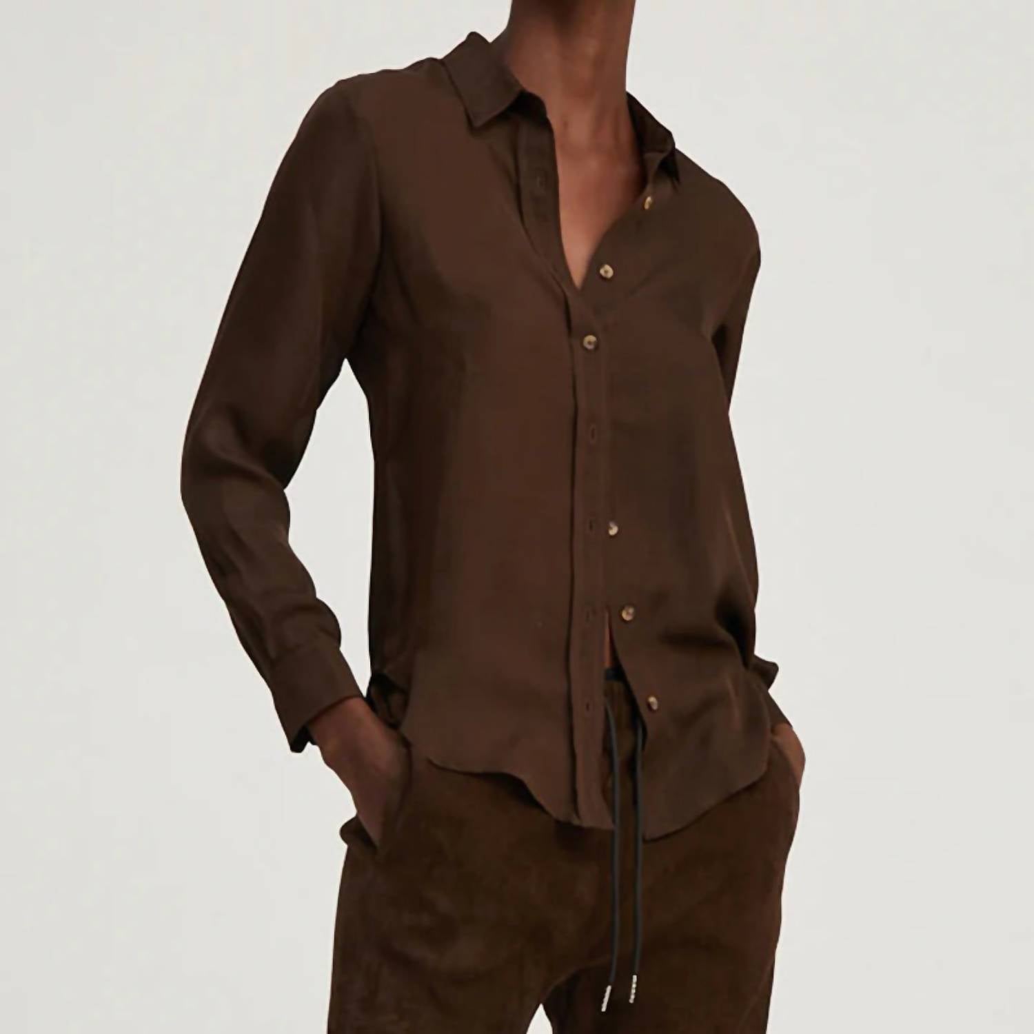 Sprwmn - Fitted Button Up Top