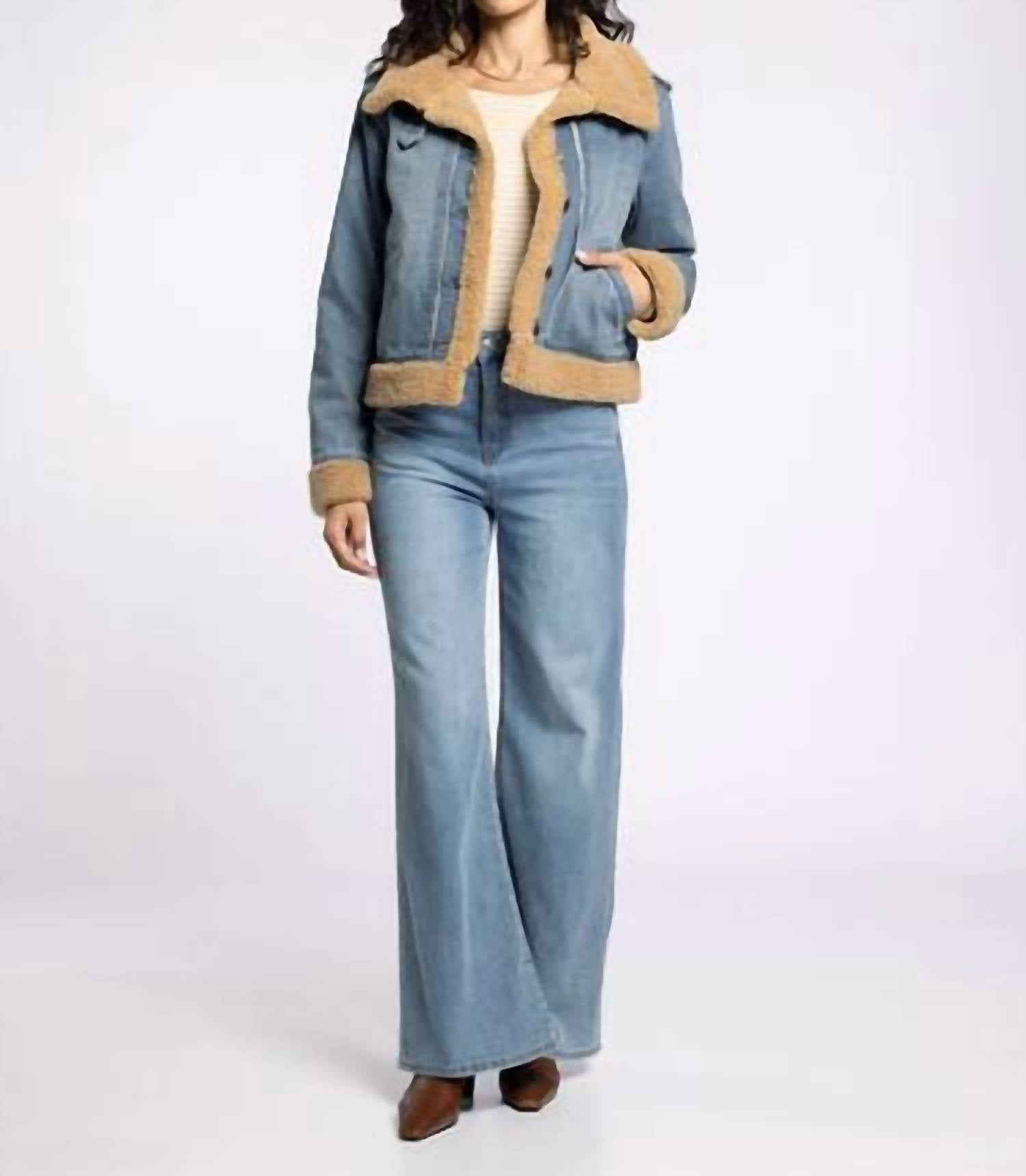 Thread & Supply - Henrietta Denim Sherpa Jacket