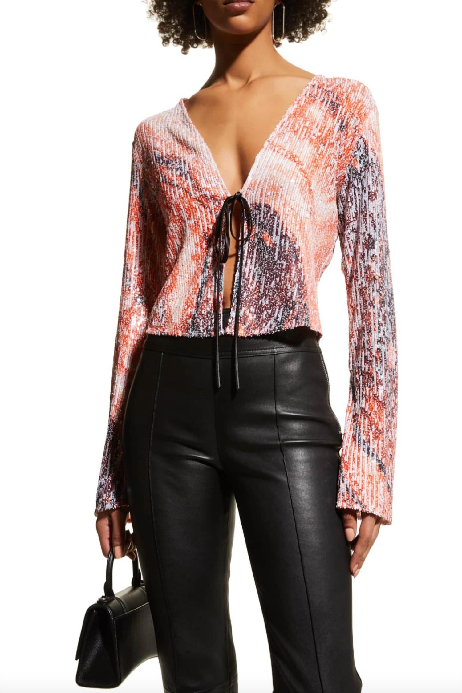 In The Mood For Love - Ruddy Marble Print Top