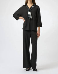 Joseph Ribkoff - Printed Scarf Boxy Top