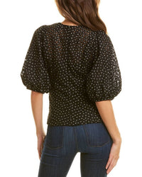 Gracia - Women's Flower Embroidered Top