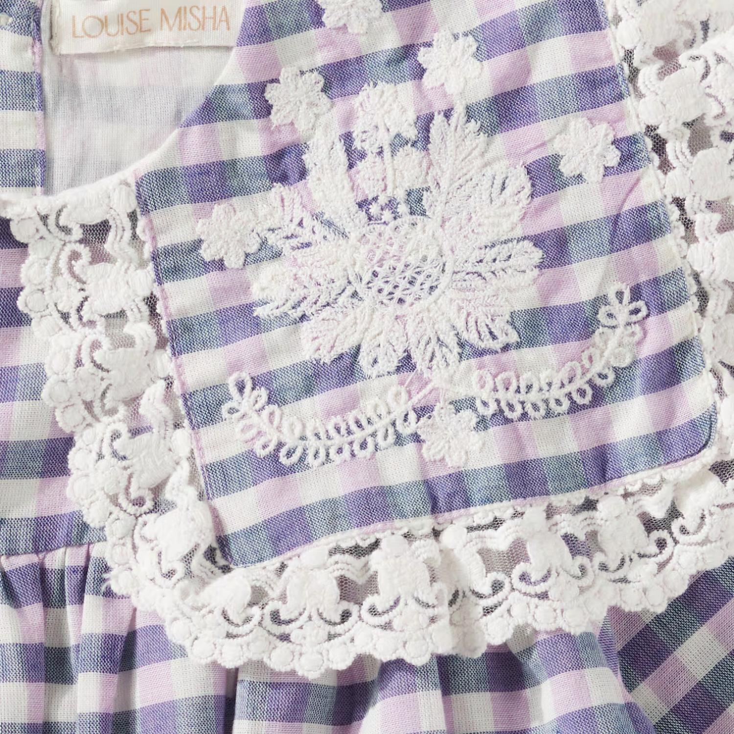 Louise Misha - Girl's Arinola Check Dress