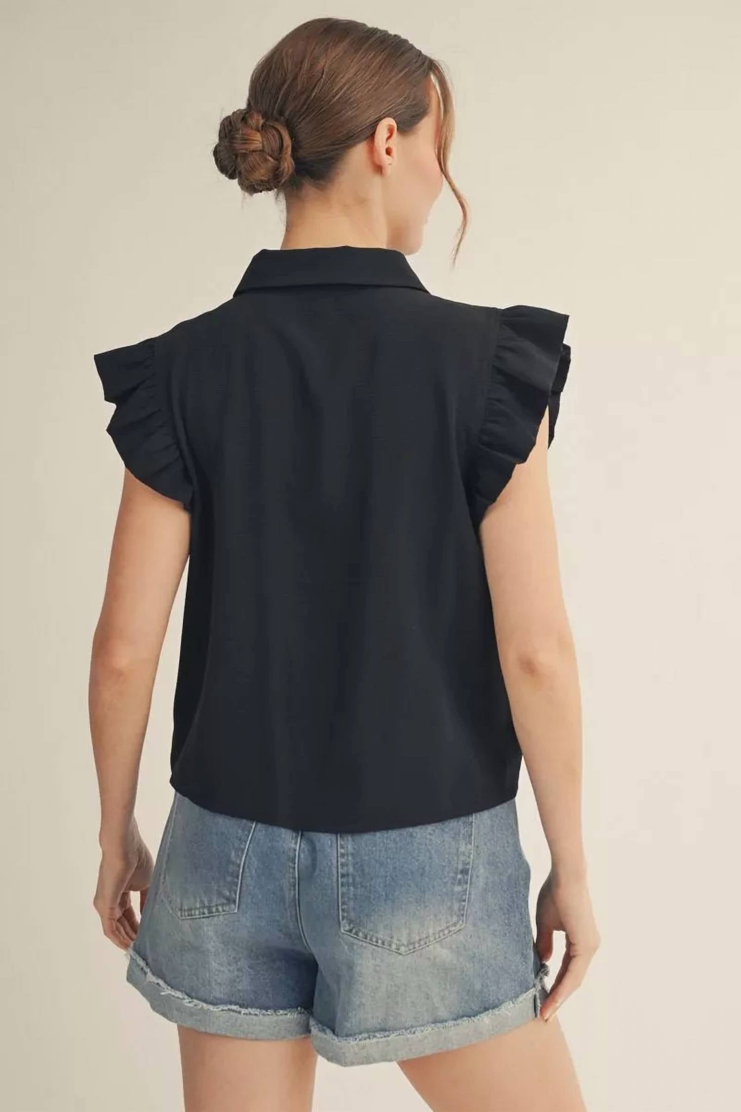 Jodifl - Roosevelt Ruffle Top