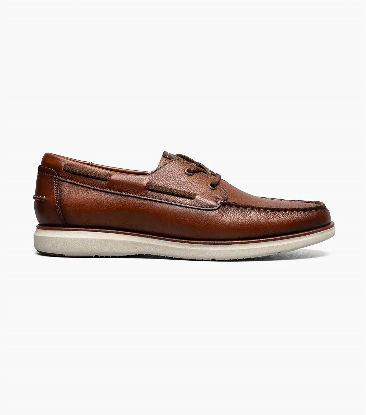 Florsheim - Men's Tropics Elastic Lace Moc Toe Boat Shoe