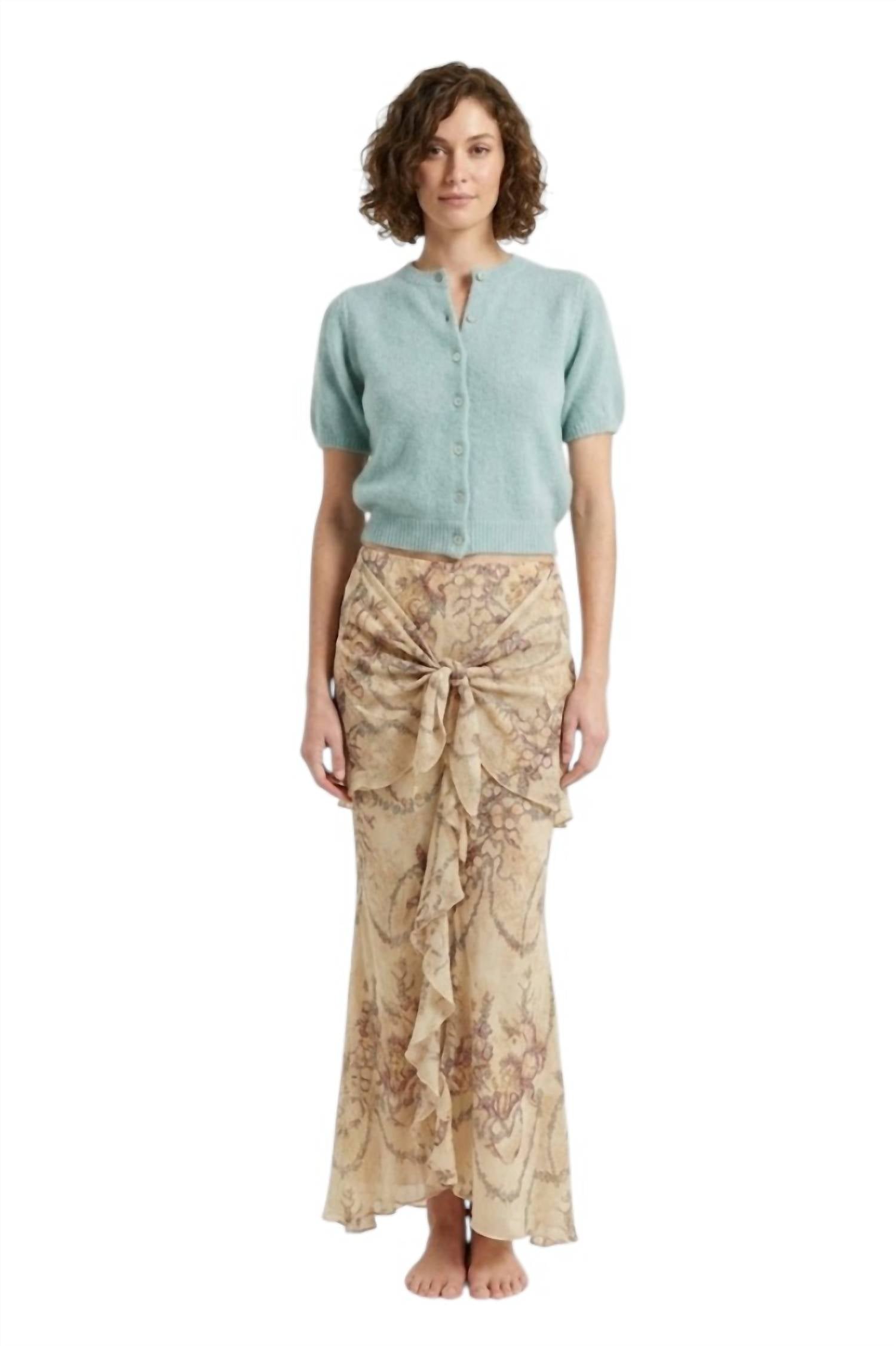 Anna Sui - Spirit Bloom Chiffon Skirt