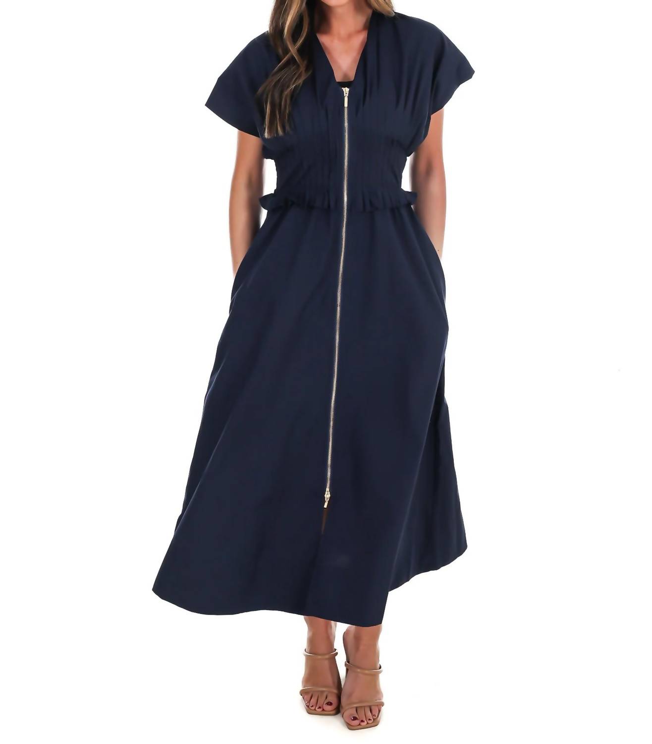 Entro - Women's Catch The Breeze Midi Dress