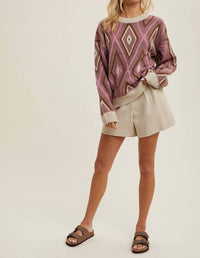Wishlist - Diamond Dust Long Sleeve Sweater