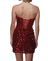 Alyce Paris - Short Fitted Mini Dress