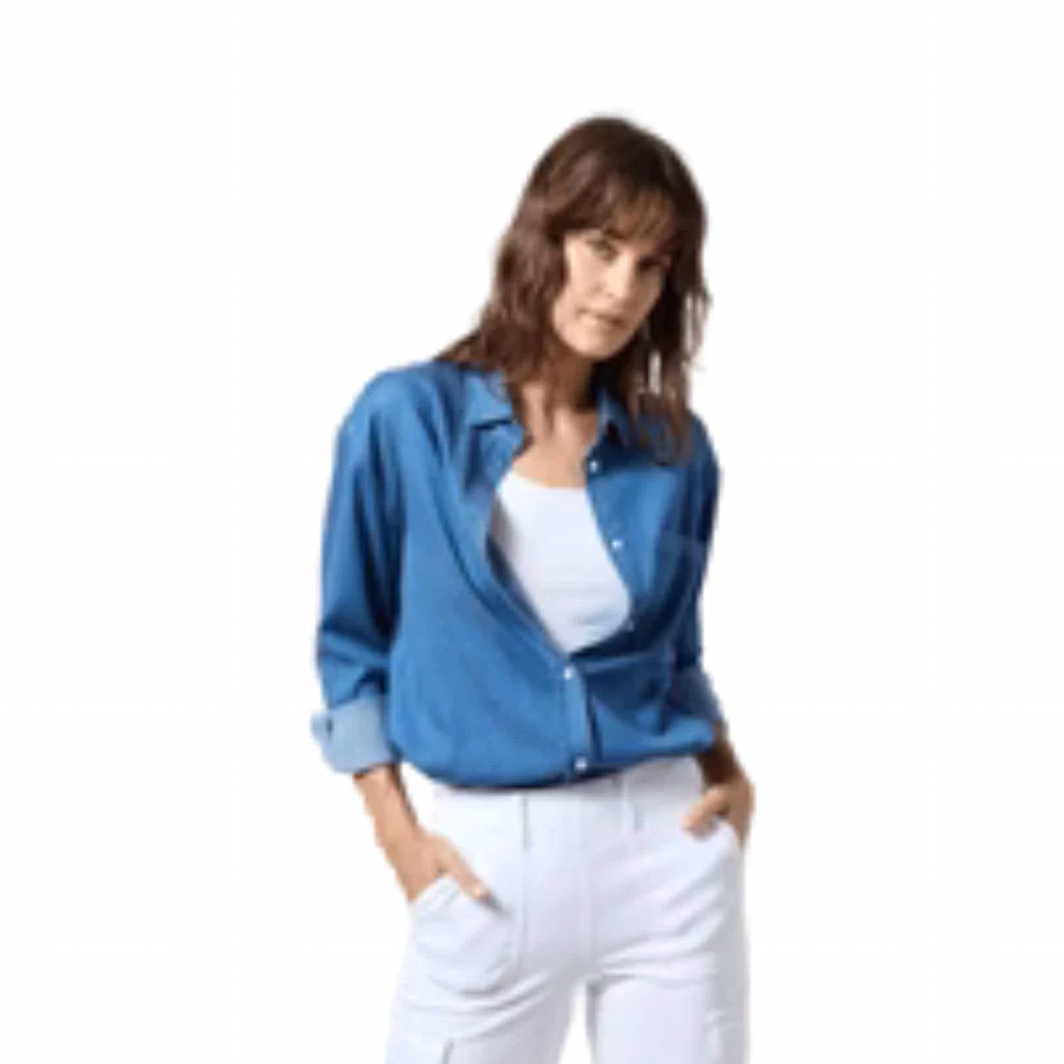 Lysse - Bay Crop Chambray Shirt