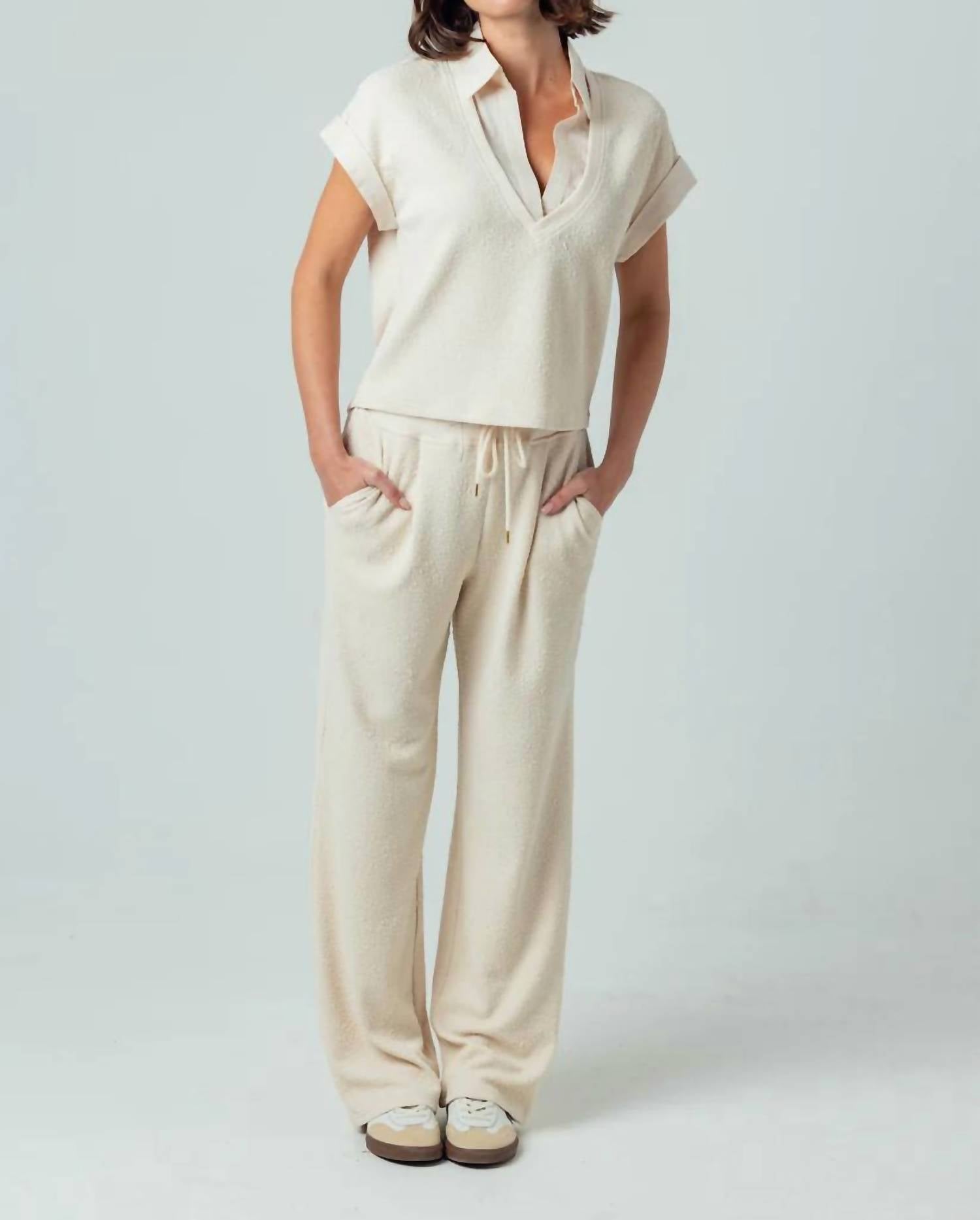 Sundays - Lune V Neck Top