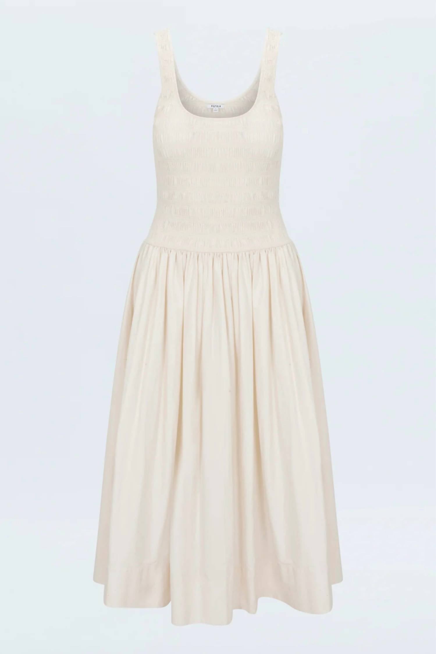Pistola - Smocked Drop Waist Dress