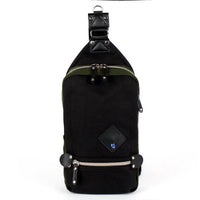 Harvest Label Men's Sling Pack Explorer Bag in black pro - men's bag