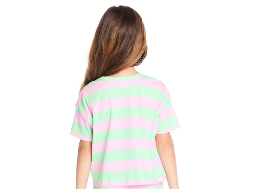 Chaser - Devin Tee Aloe Stripe