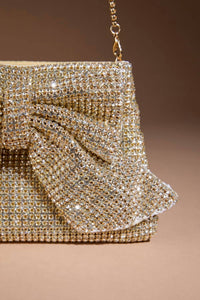 Urban Expressions - Women's Gretchen Glitz Bow Evening Bag