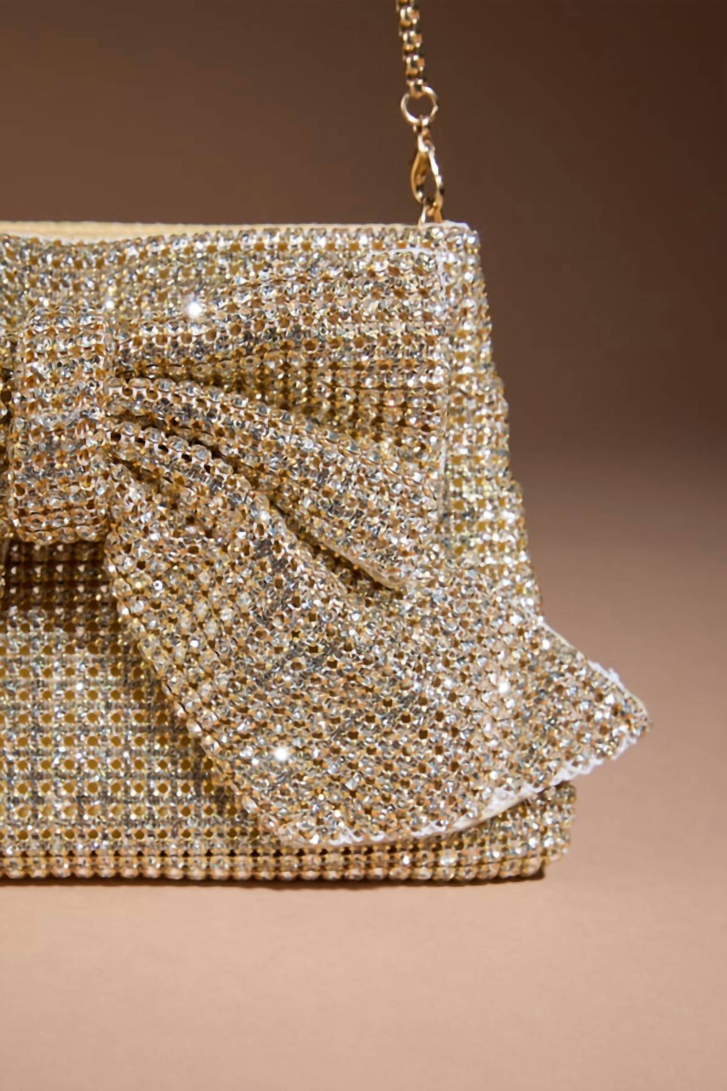 Urban Expressions - Women's Gretchen Glitz Bow Evening Bag