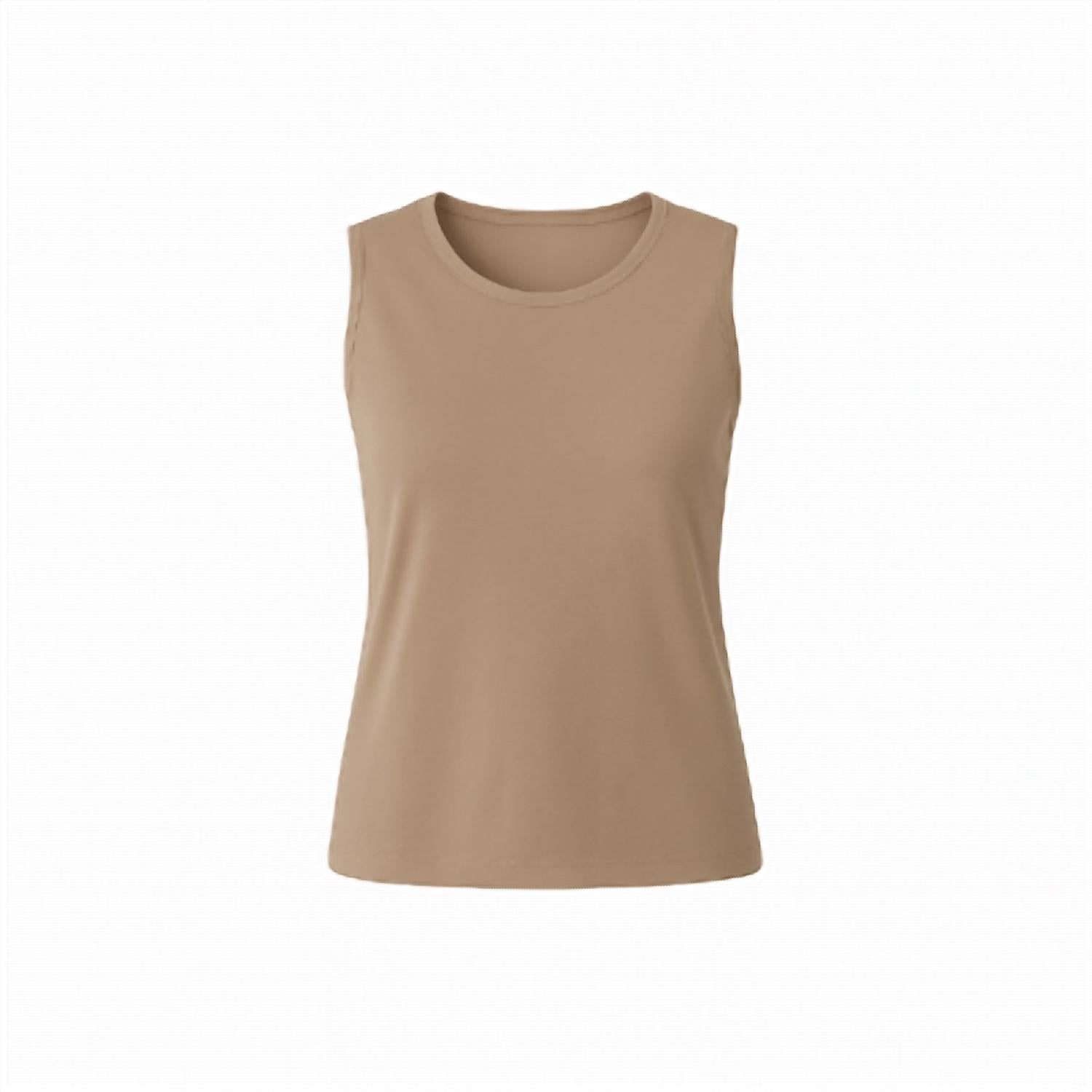 J'Envie/Eli Women's Solace Shell Top in camel - women's tank top