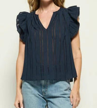 Nation Ltd - Claudia V-neck Top