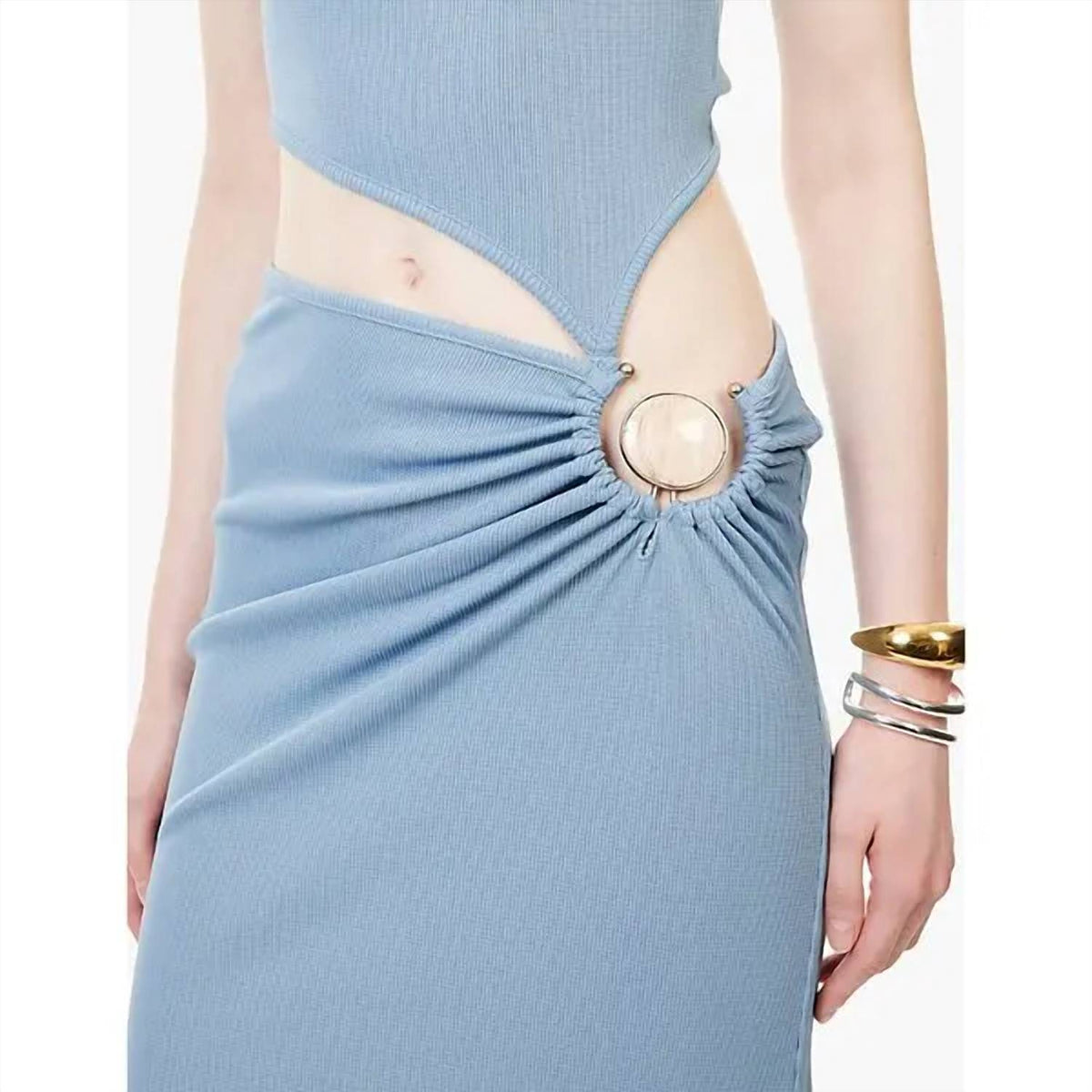 Christopher Esber - Separation Tank Cut-out Midi Dress
