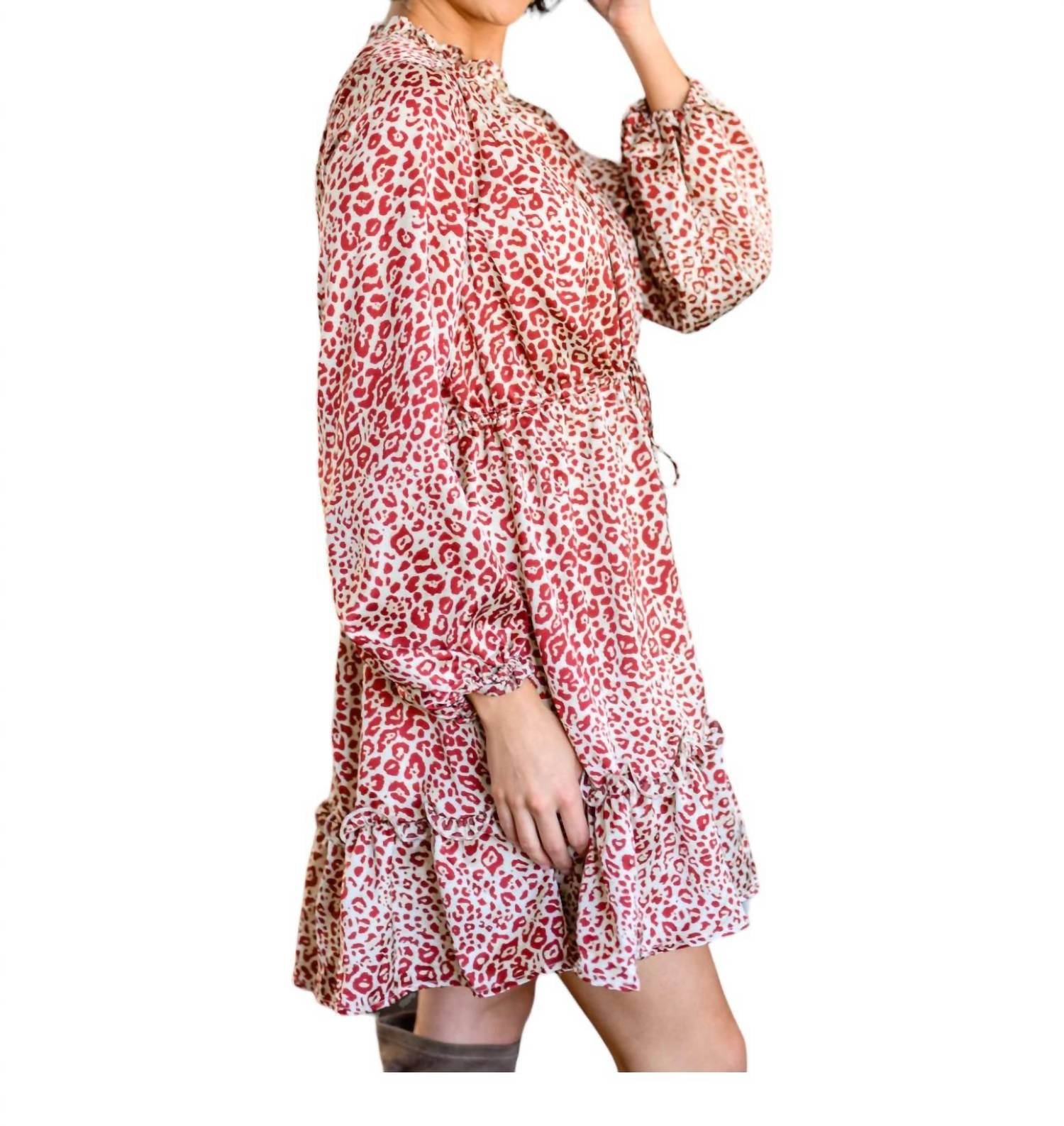 Jodifl - Rayven Animal Print Dress