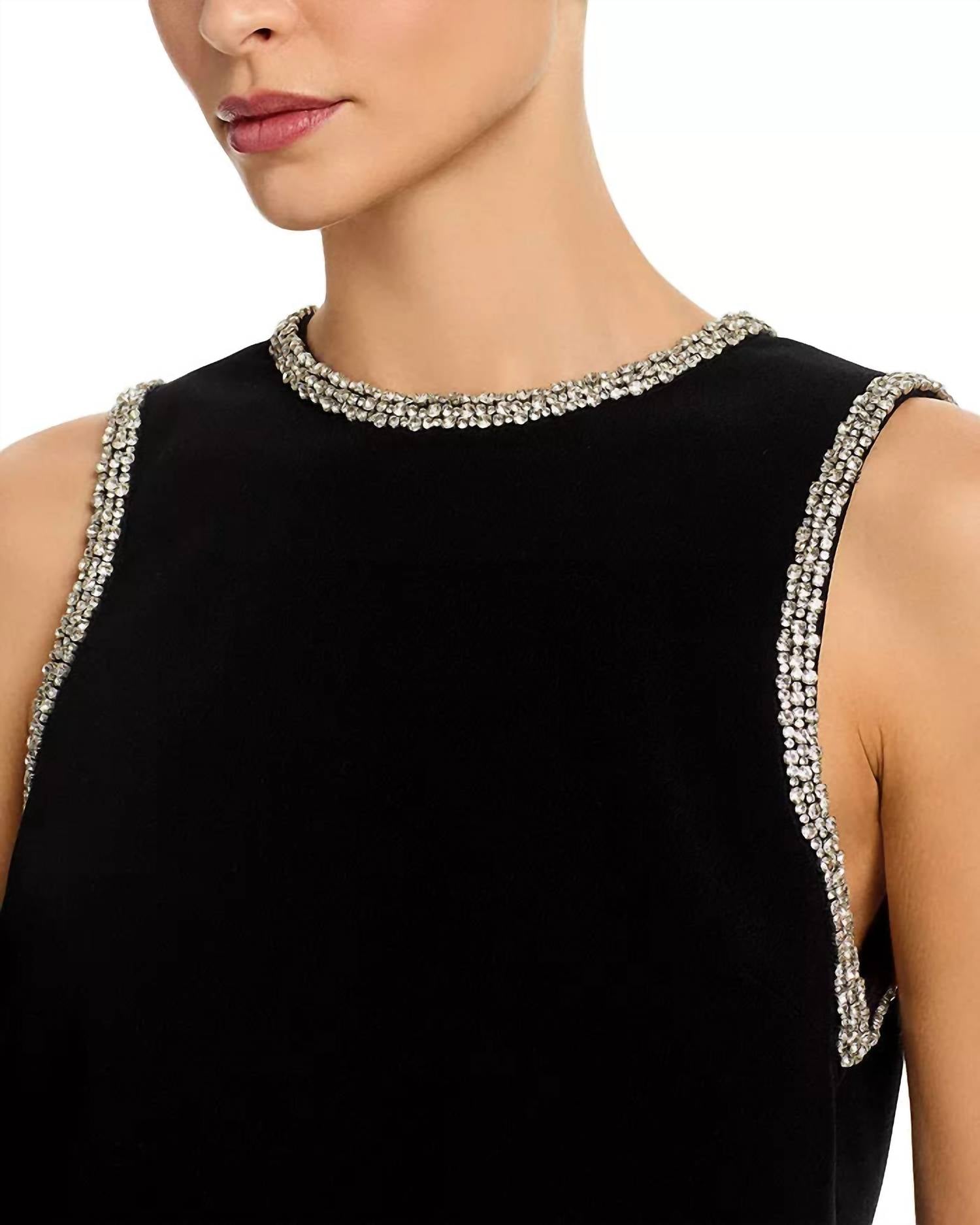 Alice + Olivia - Amal Embellished Boxy Tank Top
