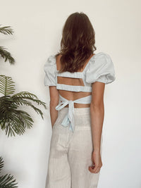 Fore - Tina Puff Sleeve Crop Top