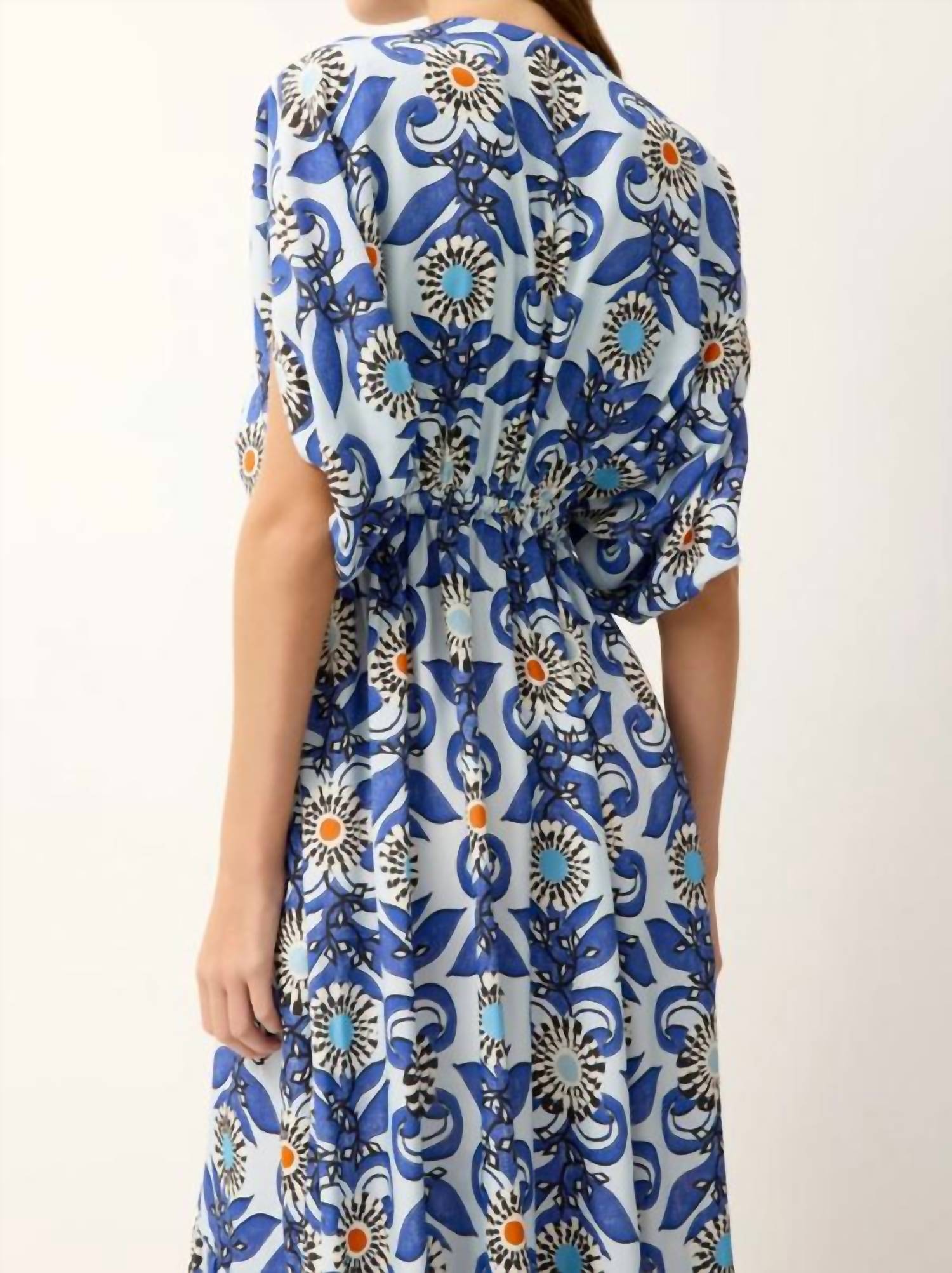 Marie Oliver Venus Caftan Dress in treillage - women's dress - view 5