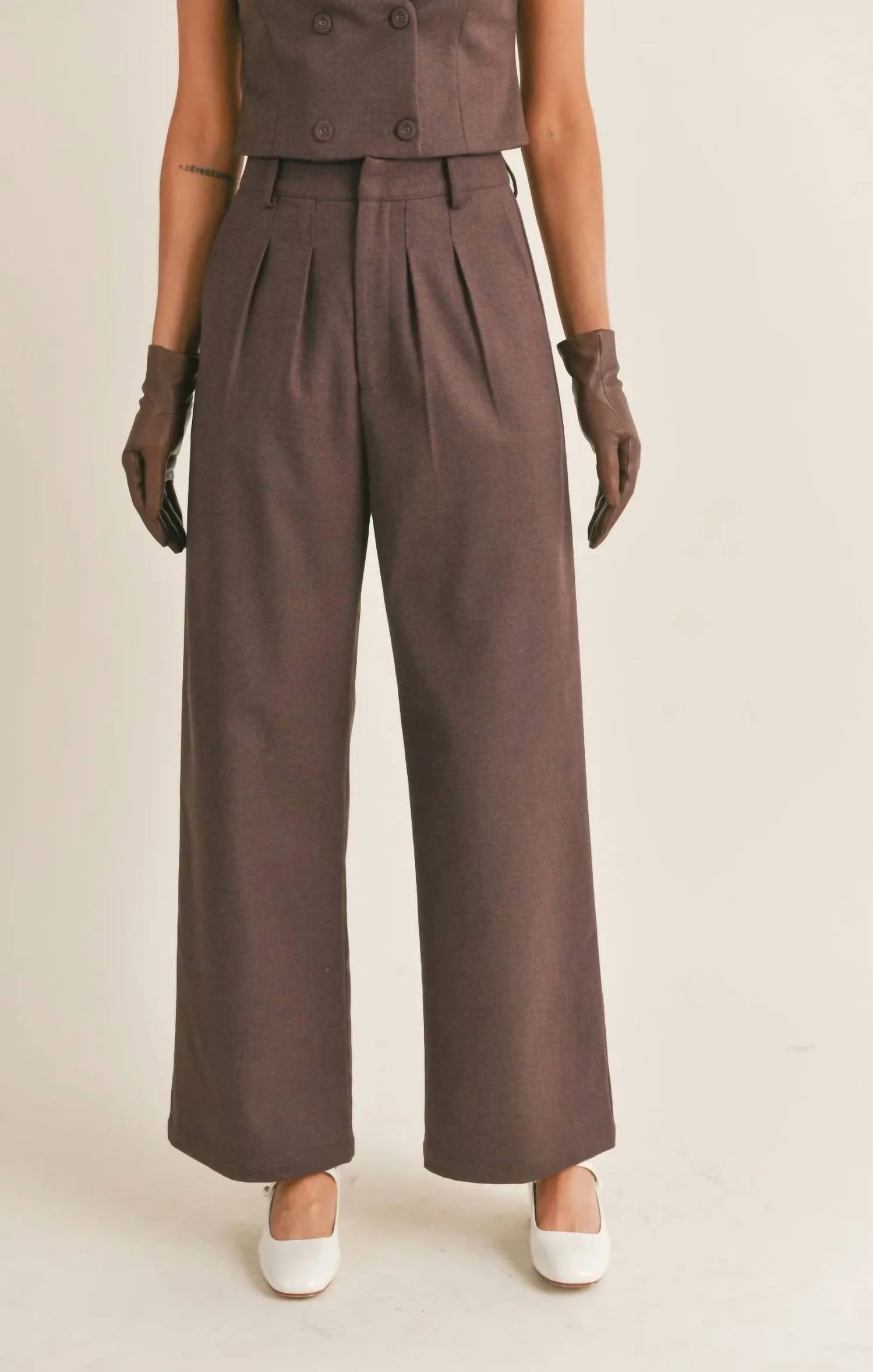 Sage The Label - Wide Leg Trousers