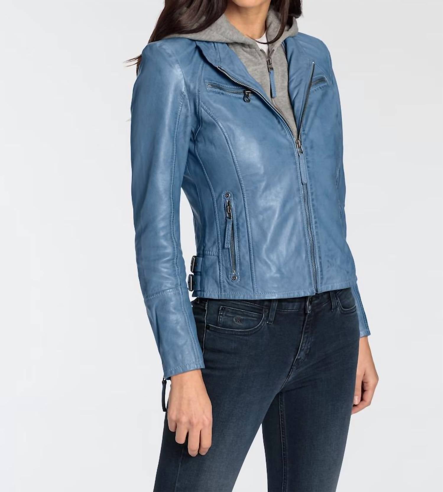 Mauritius - Nola Regular Fit Leather Jacket