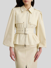 Toccin - Brighton Belted Zip-front Jacket