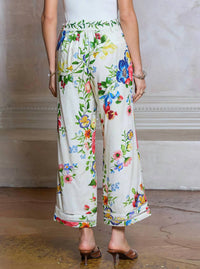 Current Air - Floral Printed Wide Leg Pants