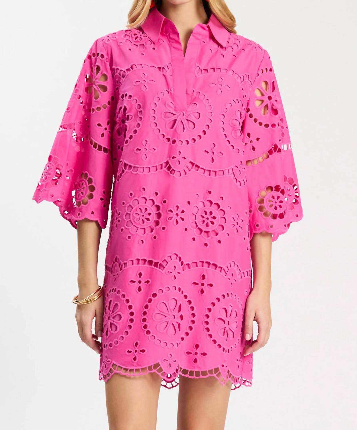 Tyler Boe - Penny Eyelet Tunic Dress