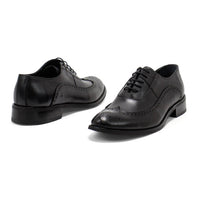 Hakki - Men's Genova Leather Wingtip Oxford Shoes