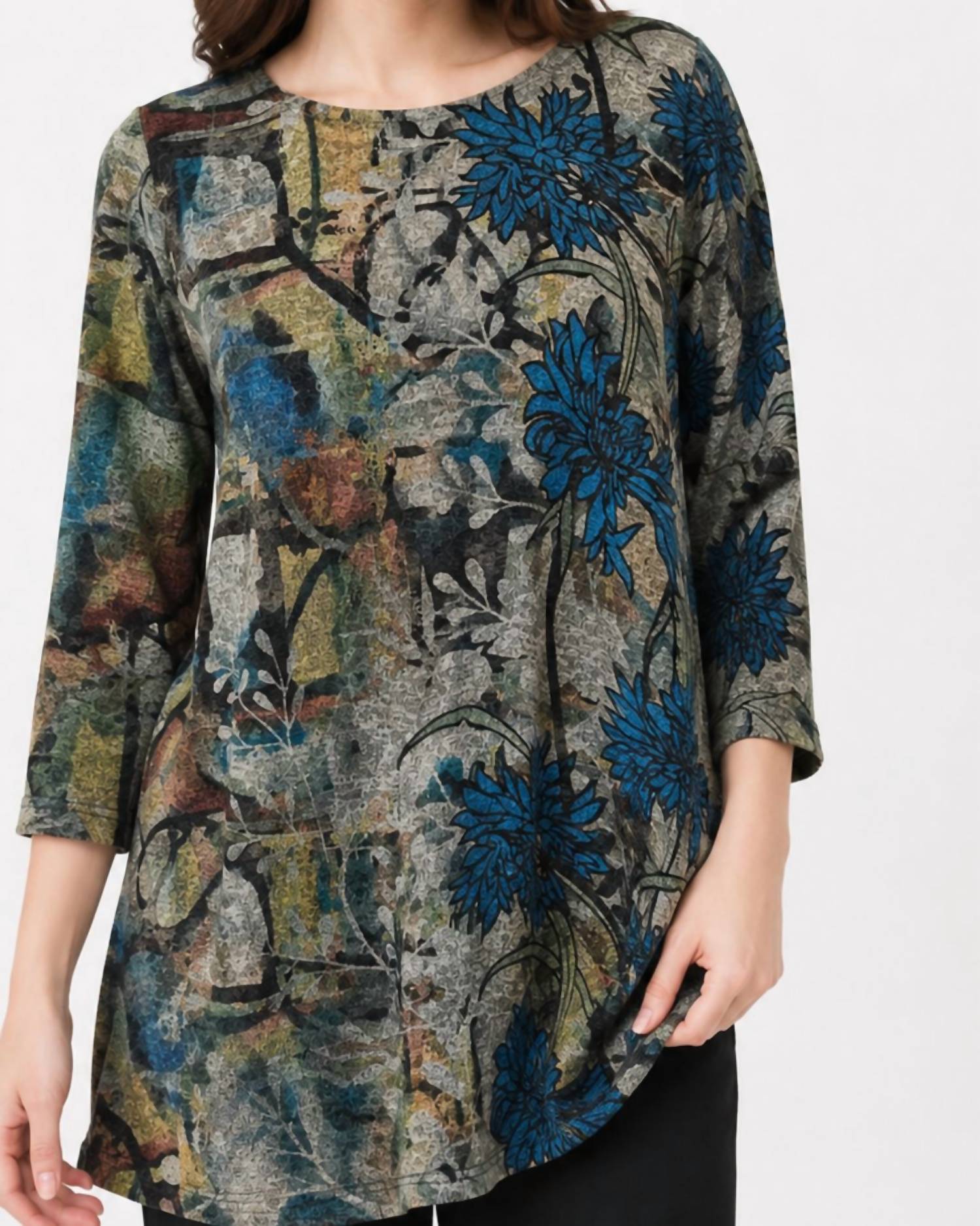 Inoah - Bluebell 3/4 Sleeve Top