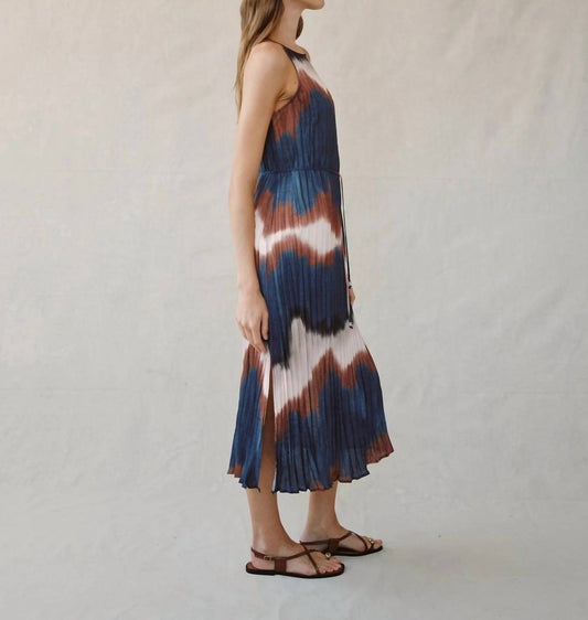 Bella Dahl - Pleated Midi Dress With Side Slit