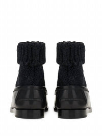 Salvatore Ferragamo Women's Vara Bow Sock-ankle Loafers in black - women's flats - view 221