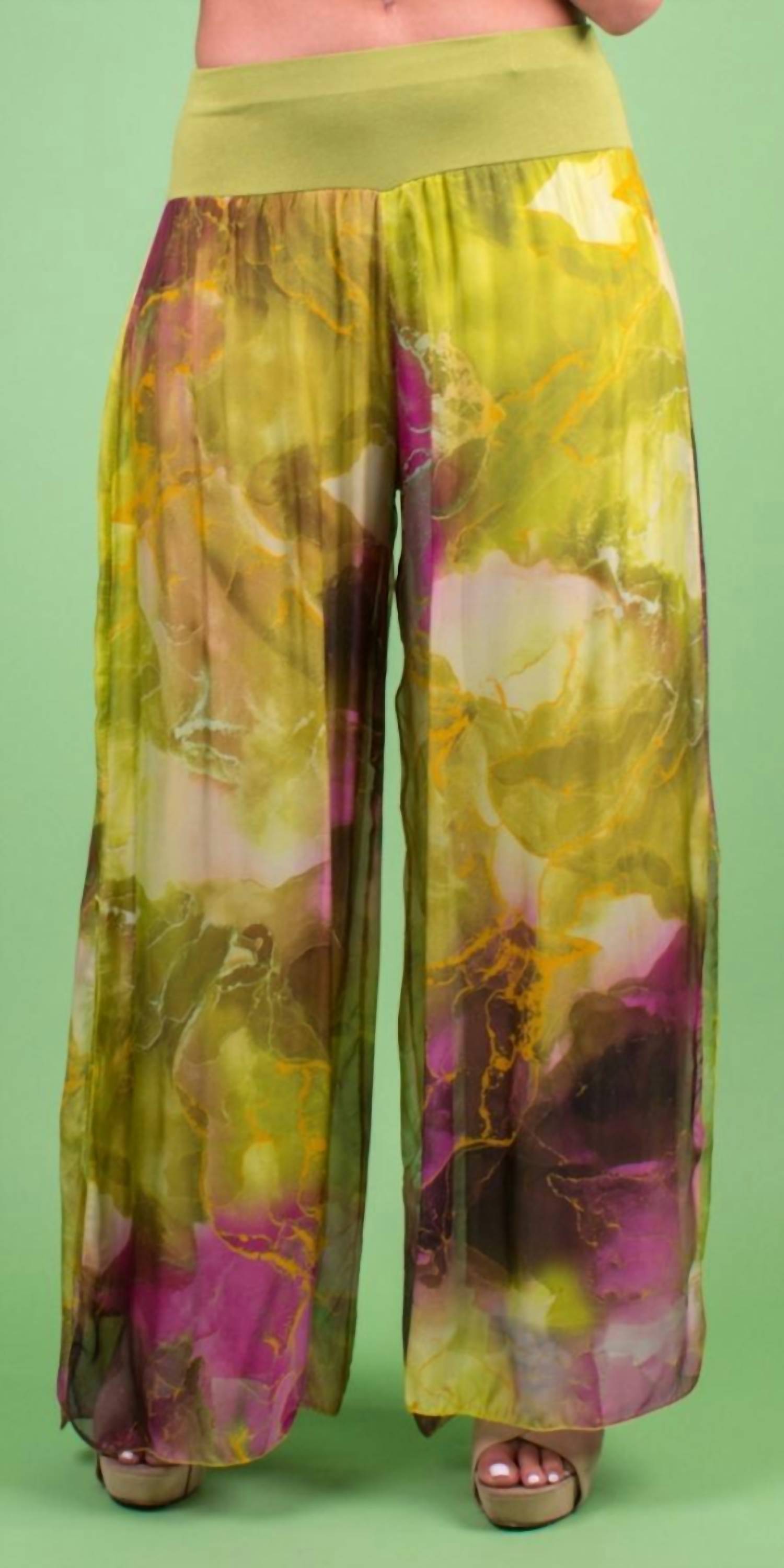 Gigi Moda - Jasmin Tempesta Slit Wide Leg Pants