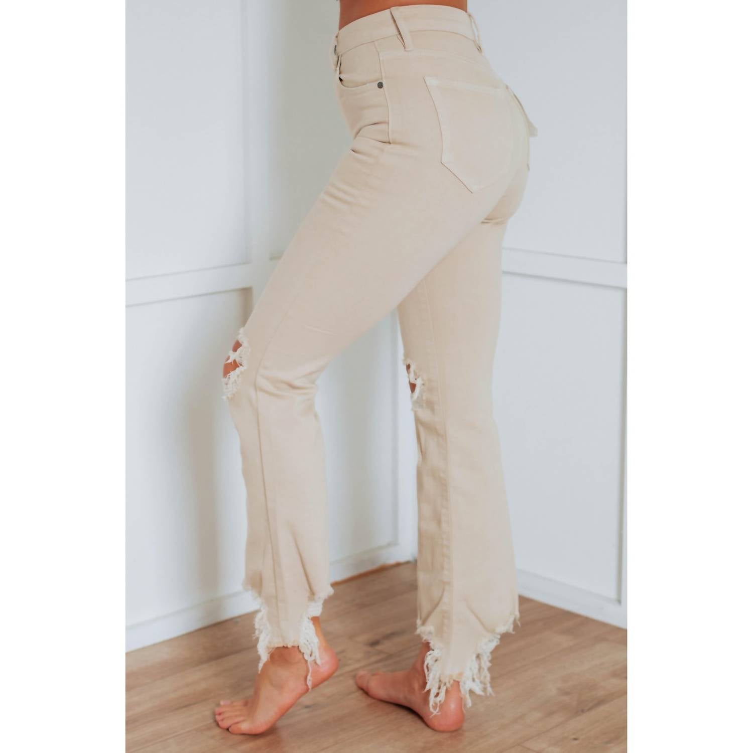 Hidden - Happi Cropped Flare Jeans