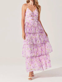 Astr - Daytona Pleated Maxi Dress