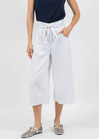 Oui - Crop Wide Leg Pants