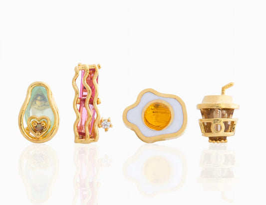 Girls Crew - Girl's Thanks A Brunch Stud Set Earrings