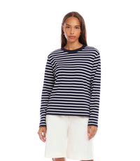 Karen Kane - Stripe Long Sleeve Top