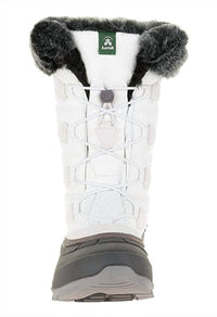 Kamik - Women's Momentum2 Pull On Rounded Toe Waterproof Fur Trim Ankle Snow Boots