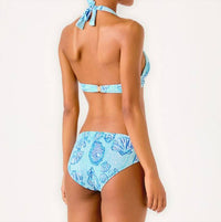 Lilly Pulitzer Ketos Bikini Top in blue - women's swimwear - alternate view