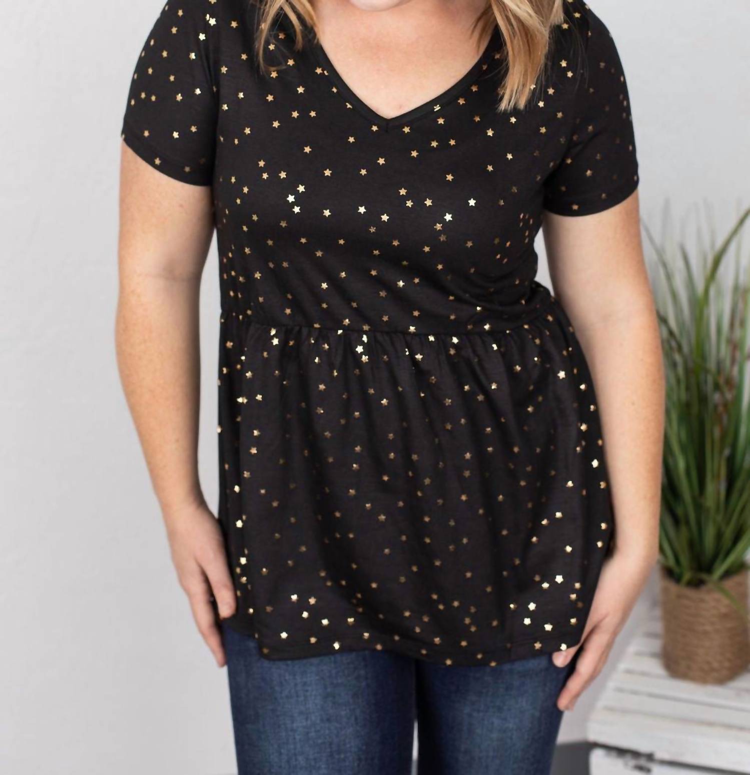 Michelle Mae - Women's Sarah Ruffle Top