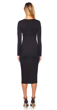 Susana Monaco - Open Front Long Sleeve Dress