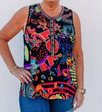Johnny Was - The Janie Favorite Henley Swing Tank