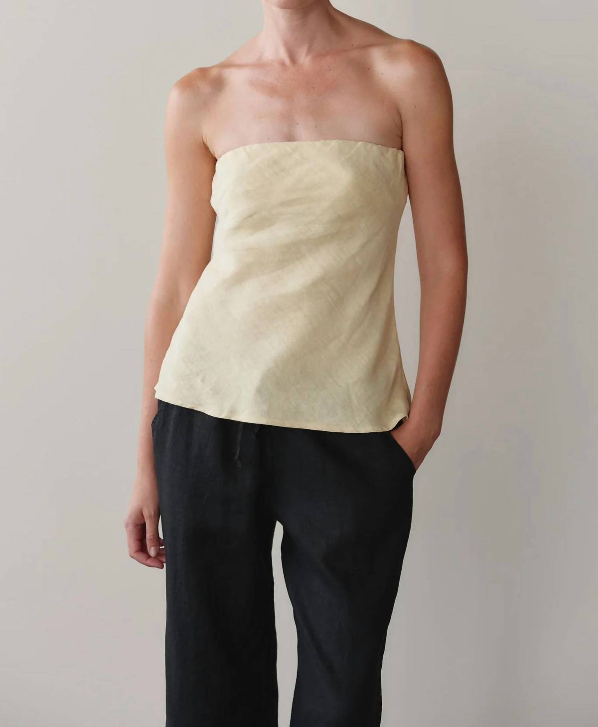 Donni. - Linen Tube Top